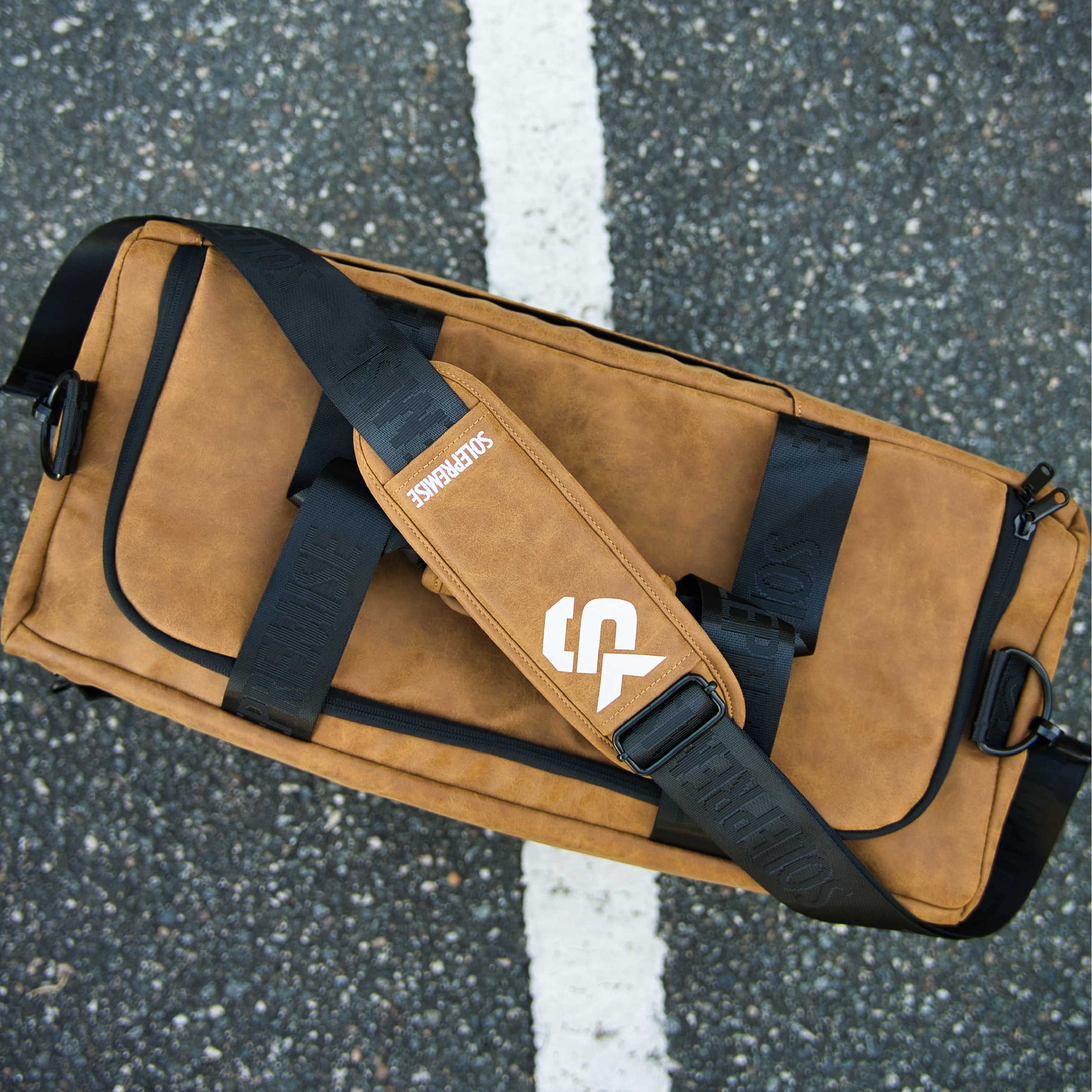 Brown Leather Sneaker Duffle - Sole Essentials