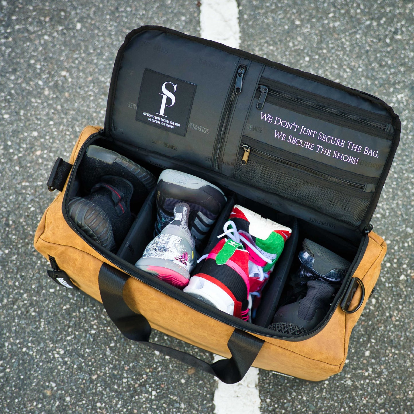 Brown Leather Sneaker Duffle - Sole Essentials