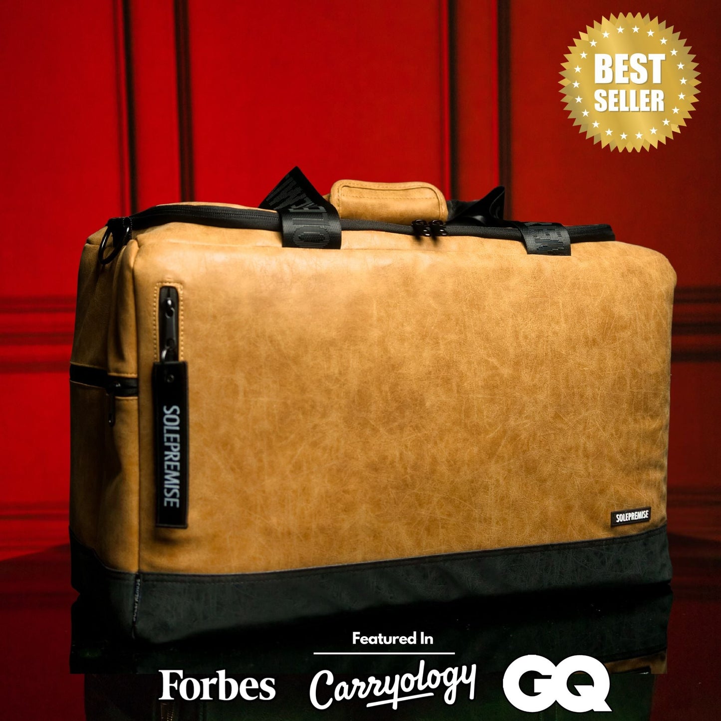 Brown Leather Sneaker Duffle - Sole Essentials