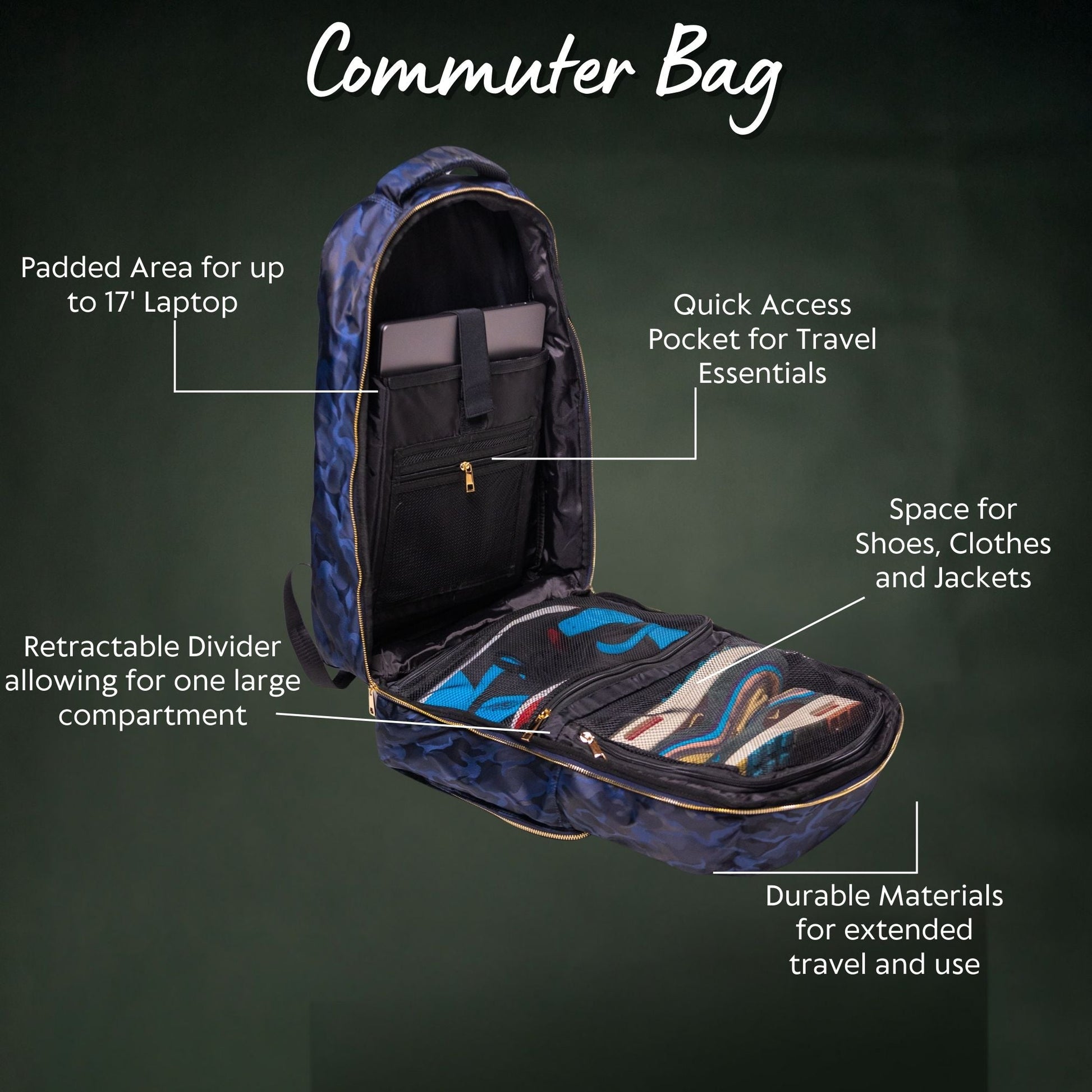 Black Leather Commuter Bag - Sole Essentials