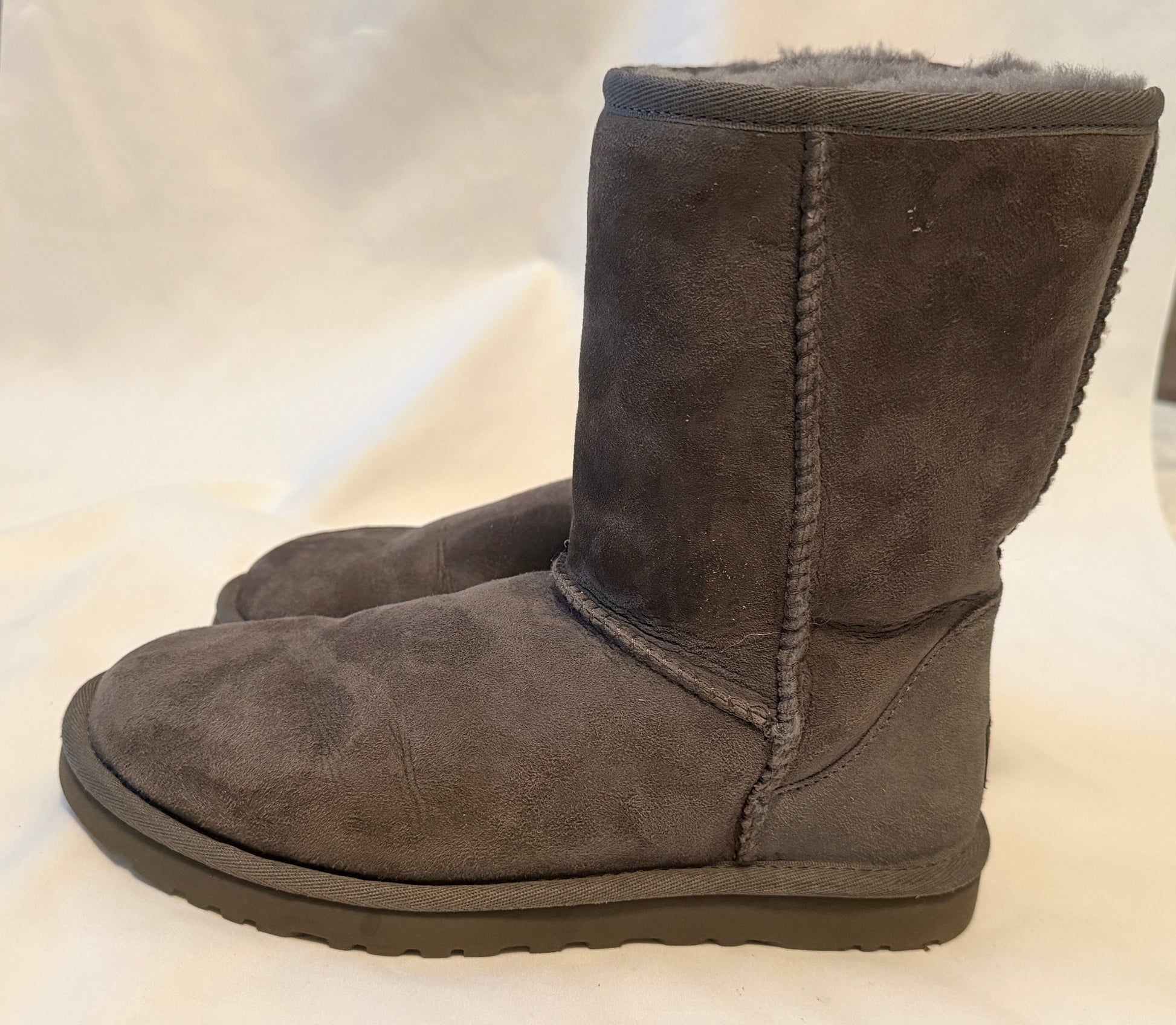 Uggs Classic Short Boots Gray Women’s Size 7 Pre-owned - Sole Essentials