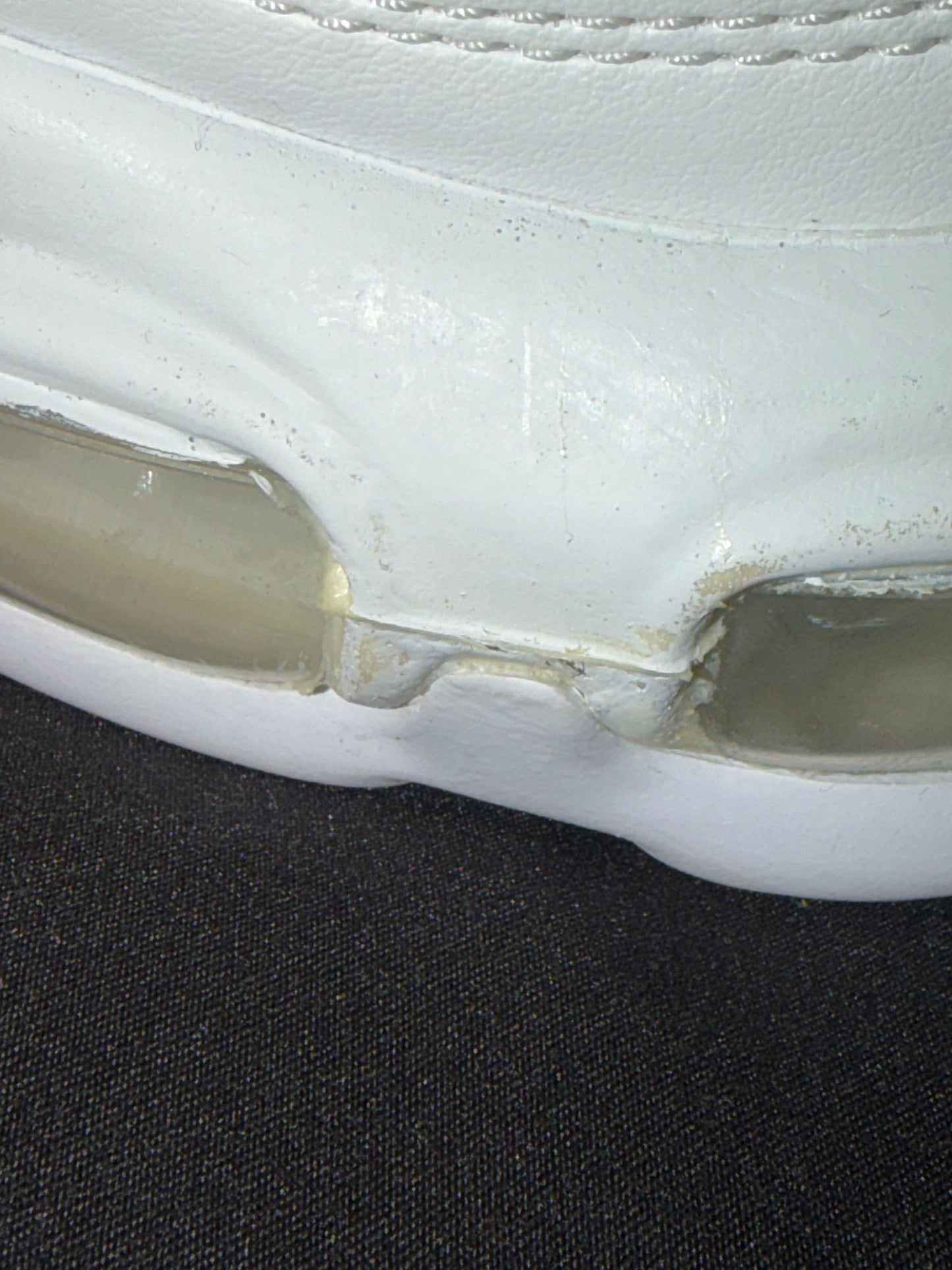 Nike Air Max 97 Triple White DH8016-100 Women’s Size 6 Pre-owned Clean Condition - Sole Essentials