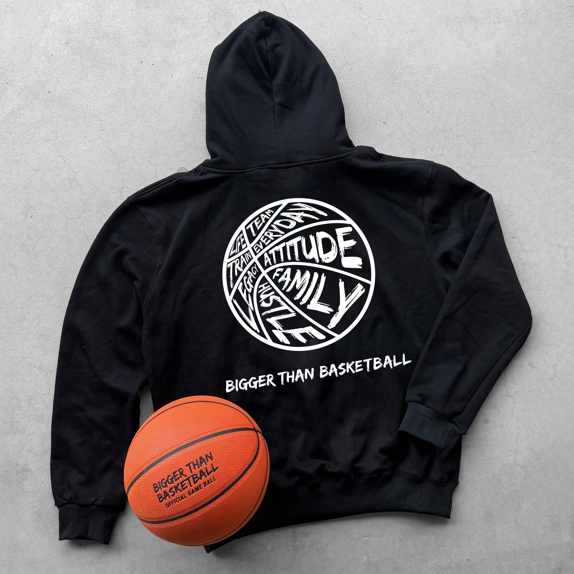 Bigger Than Basketball - Hoodie - Black - Sole Essentials