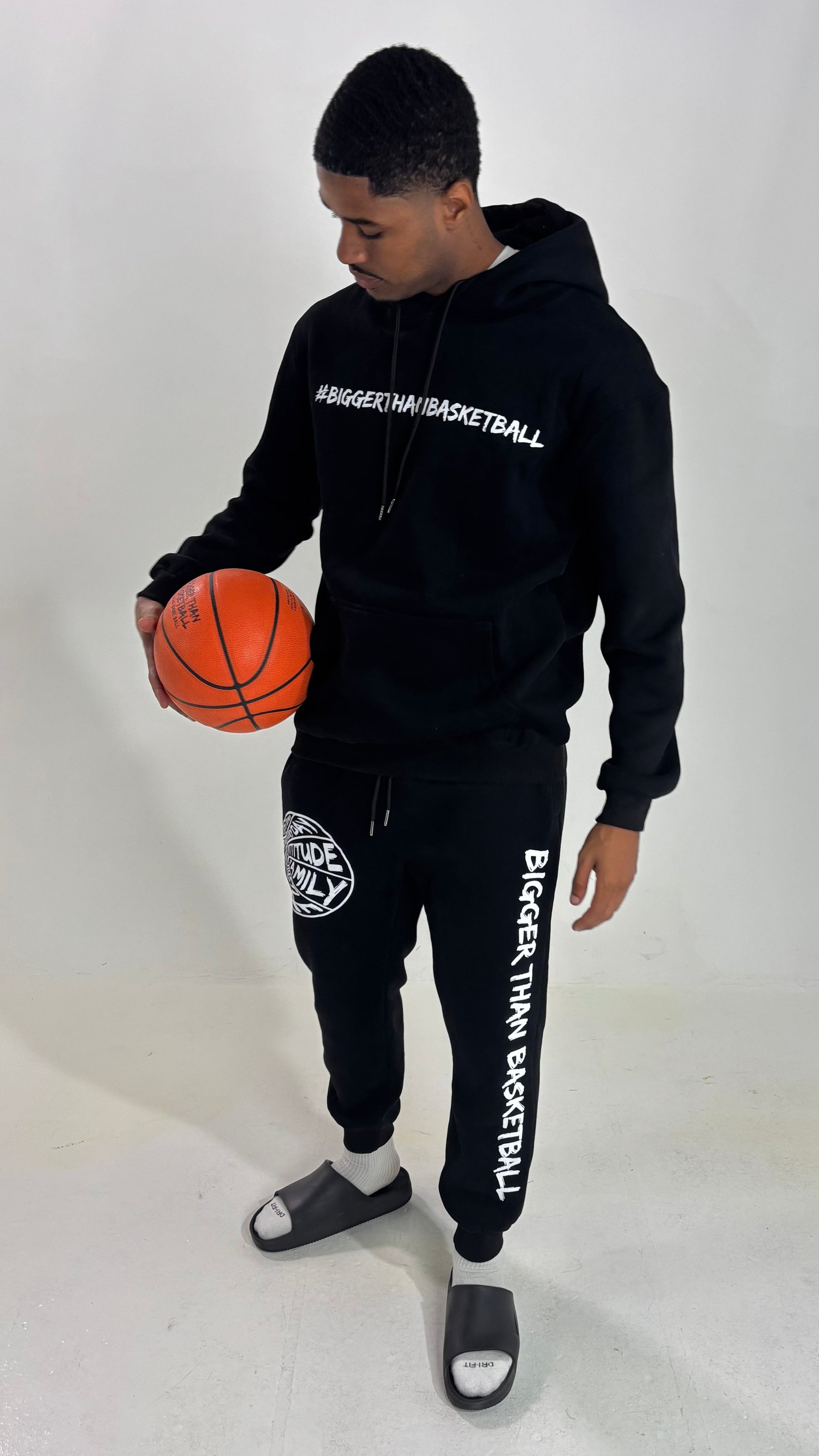 Bigger Than Basketball - Hoodie - Black - Sole Essentials