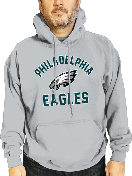 NFL Adult Gameday Hooded Sweatshirt - Poly Fleece Cotton Blend - Stay Warm and Represent Your Team in Style - Sole Essentials