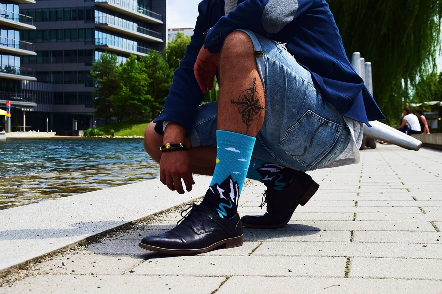 Rule No.6 Bamboo Crew Socks for Women and Men, Compression Socks, Comfy Womens - Sole Essentials