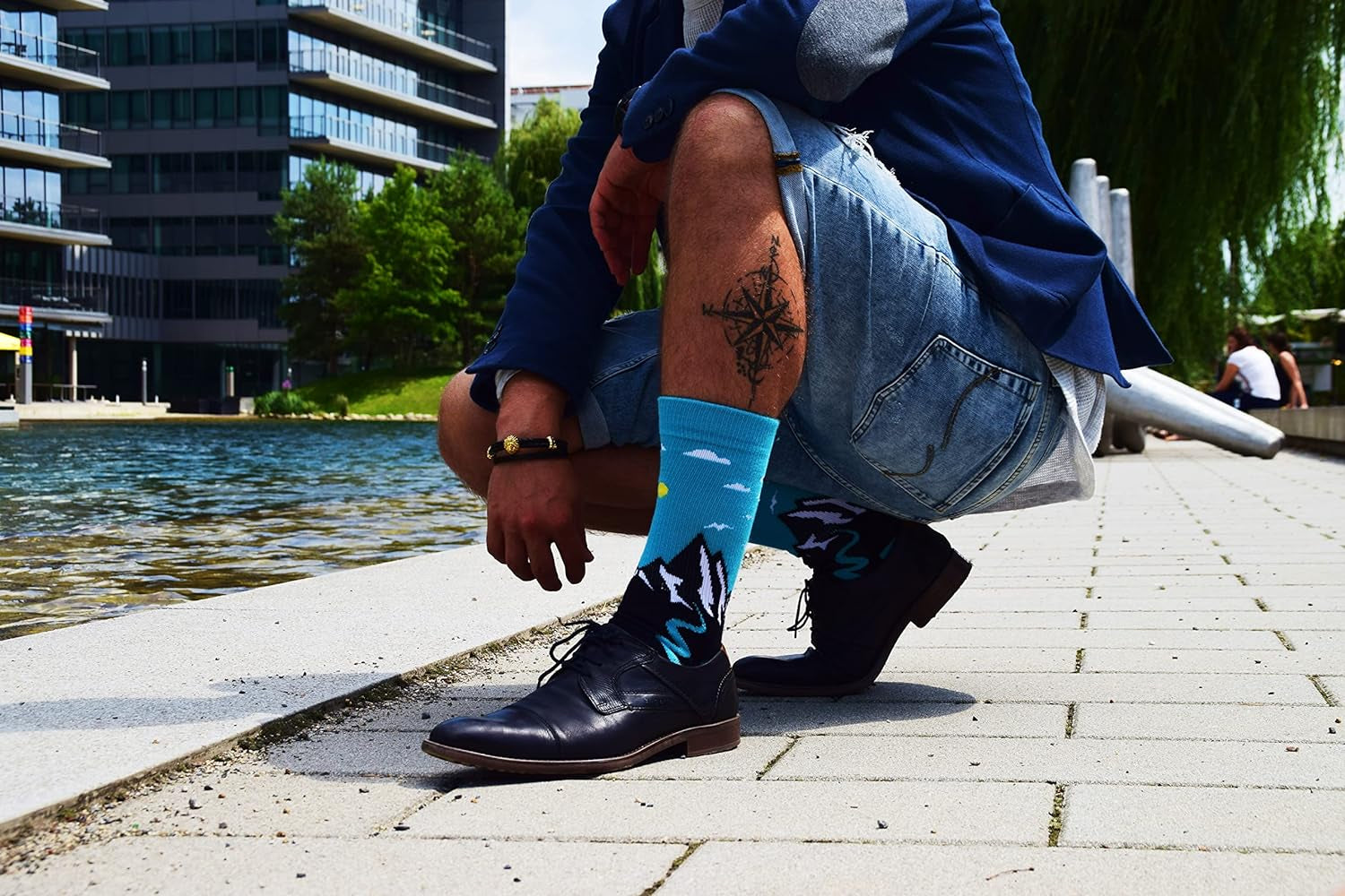 Rule No.6 Bamboo Crew Socks for Women and Men, Compression Socks, Comfy Womens - Sole Essentials