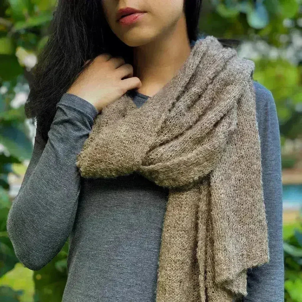 Autumn Ultra Plush Alpaca Scarf - Sole Essentials