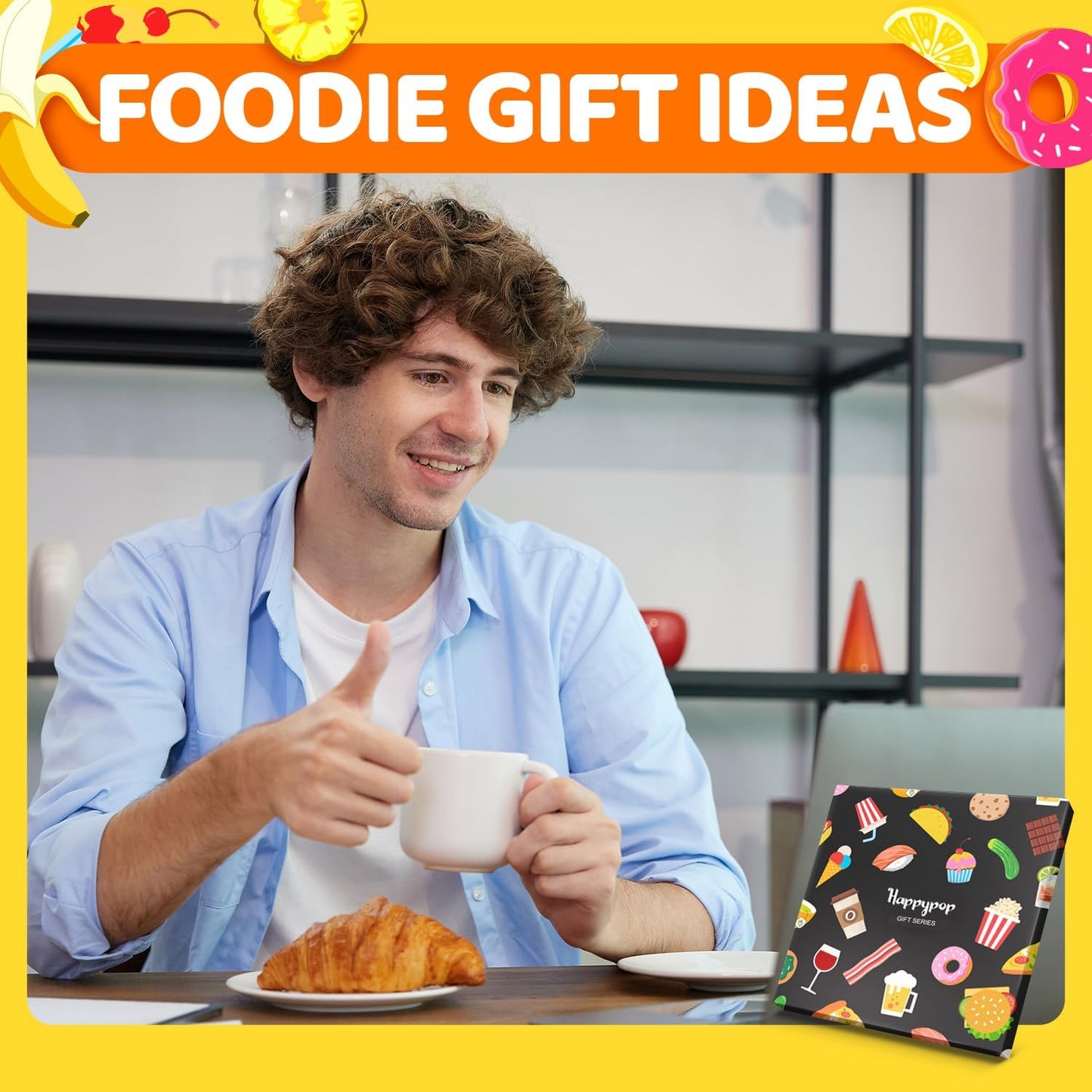 Funny Socks for Men - Donut Burger Gifts, Pickle Taco Socks, Stocking Stuffers for Teen Boys - Sole Essentials