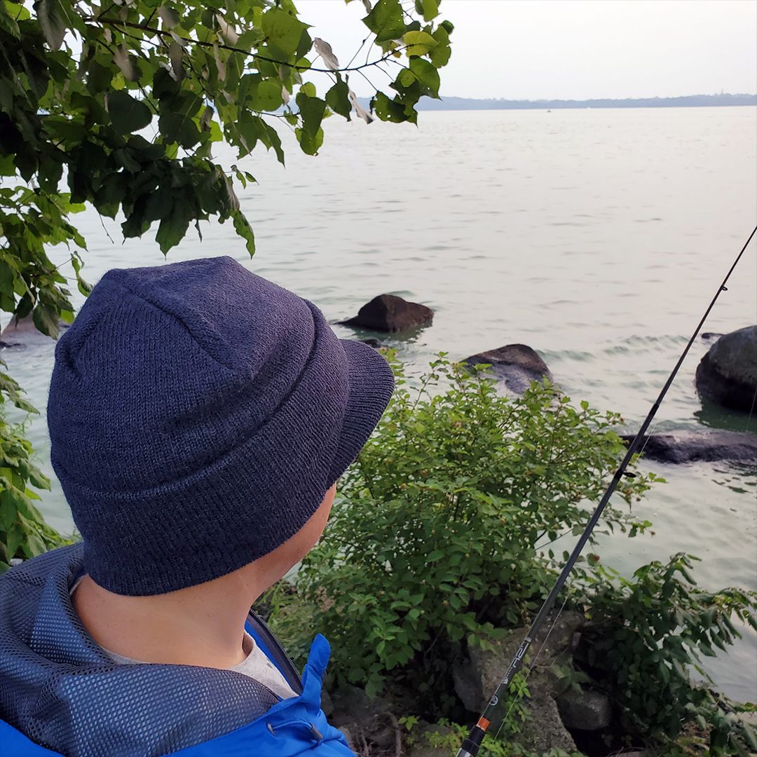 Brimmed Alpaca Knit Radar Mash Hat - Sole Essentials