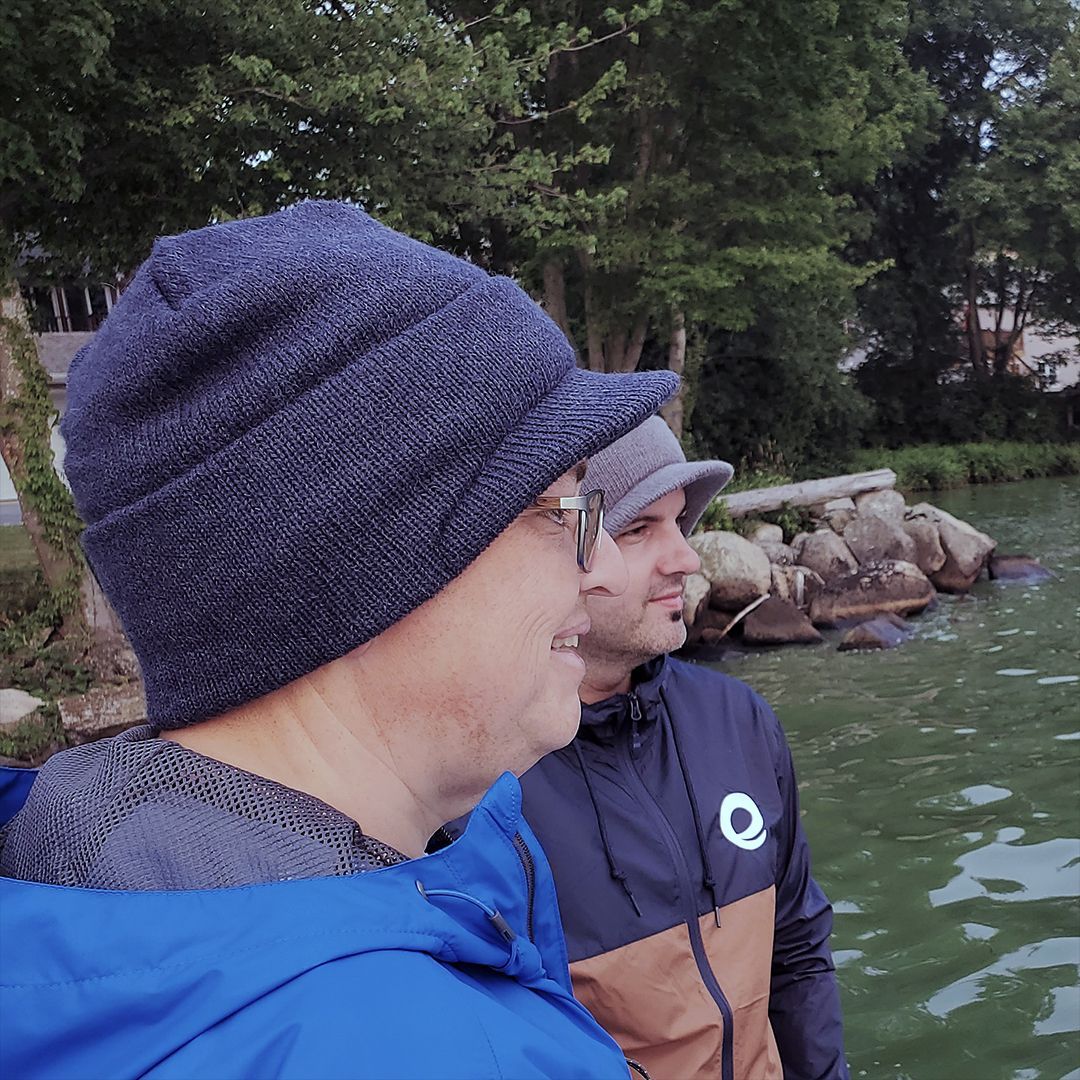 Brimmed Alpaca Knit Radar Mash Hat - Sole Essentials