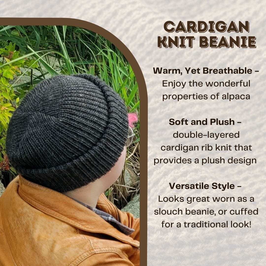 Cardigan Knit Beanie - Sole Essentials