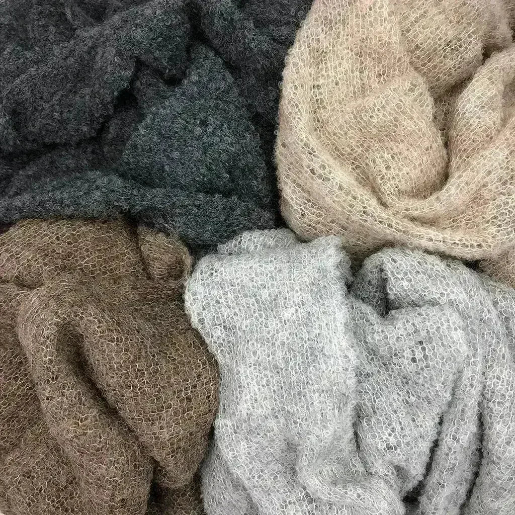 Gray Ultra Plush Alpaca Scarf - Sole Essentials