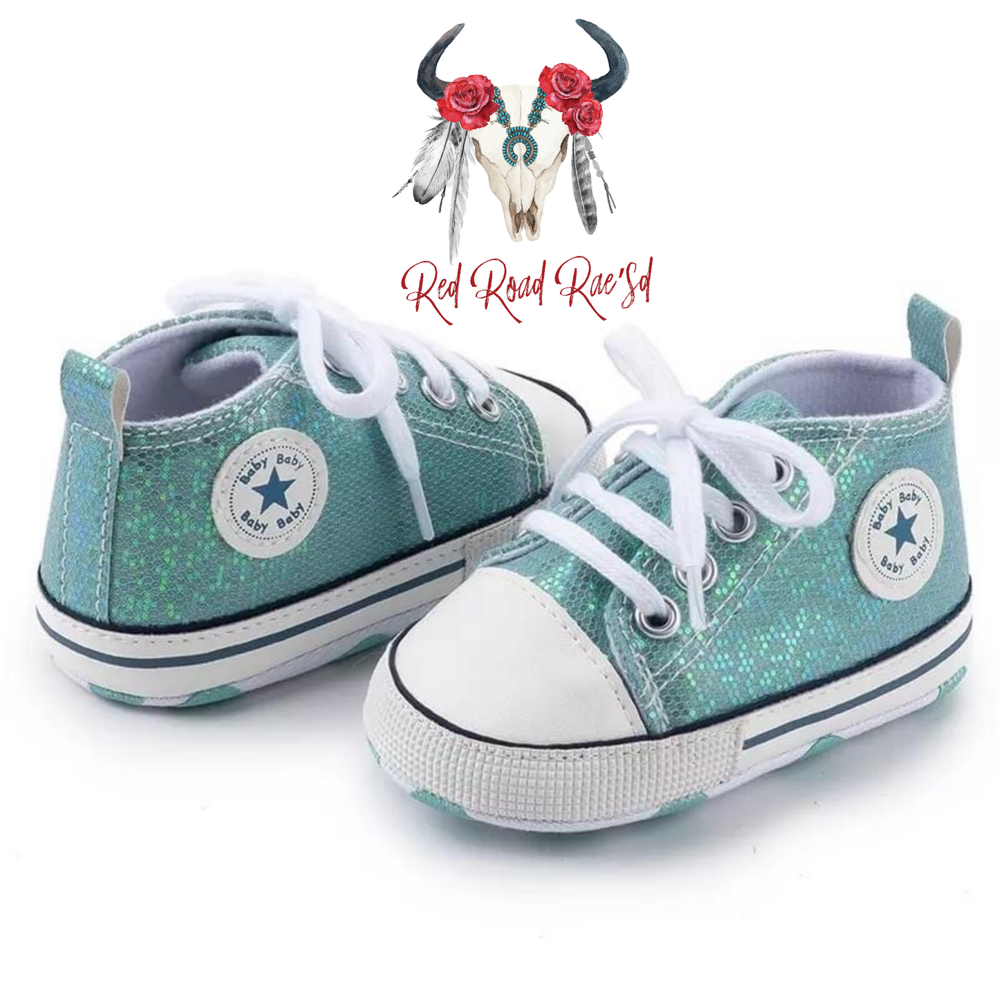 Star Glitter Baby Sneakers - Sole Essentials