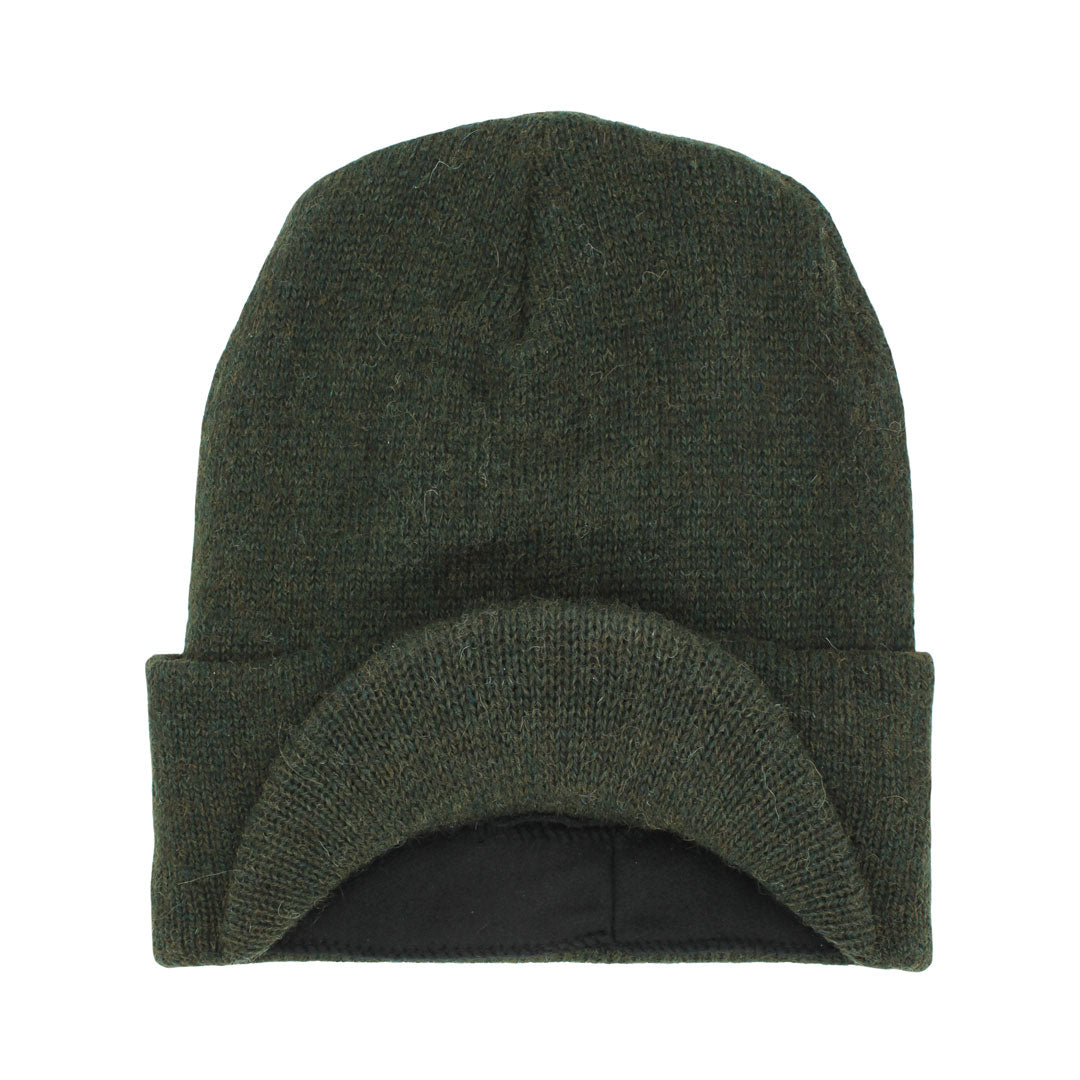 Brimmed Alpaca Knit Radar Mash Hat - Sole Essentials