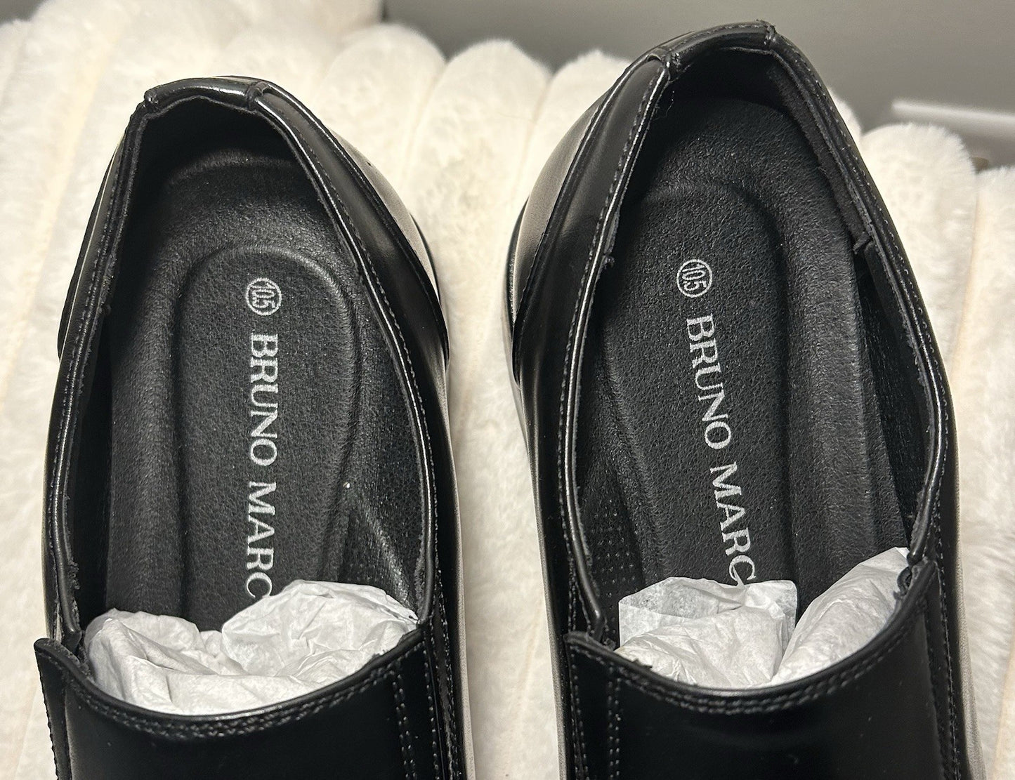 Bruno MARC Men's Classic Square Toe Loafers Oxford Formal Slip On Dress Shoes - Sole Essentials