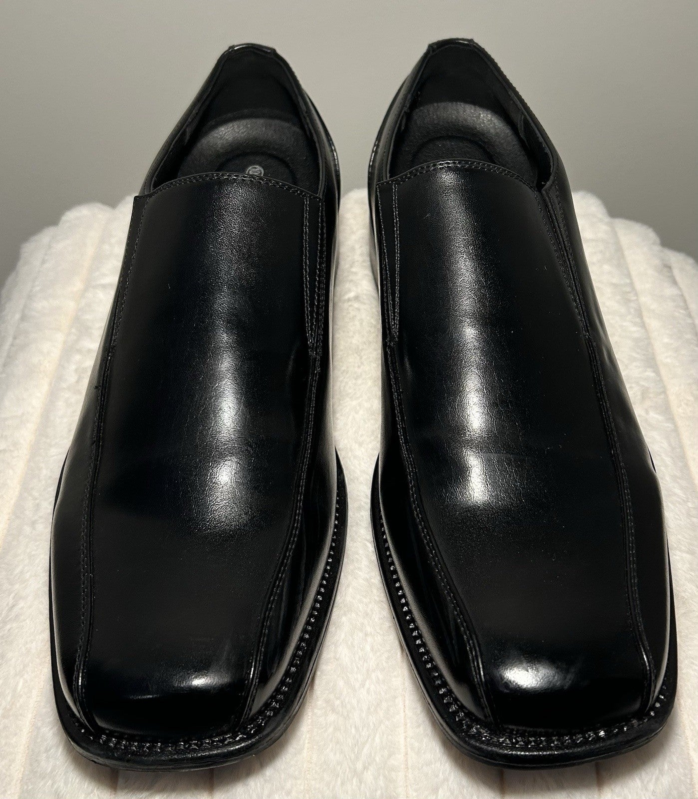 Bruno MARC Men's Classic Square Toe Loafers Oxford Formal Slip On Dress Shoes - Sole Essentials