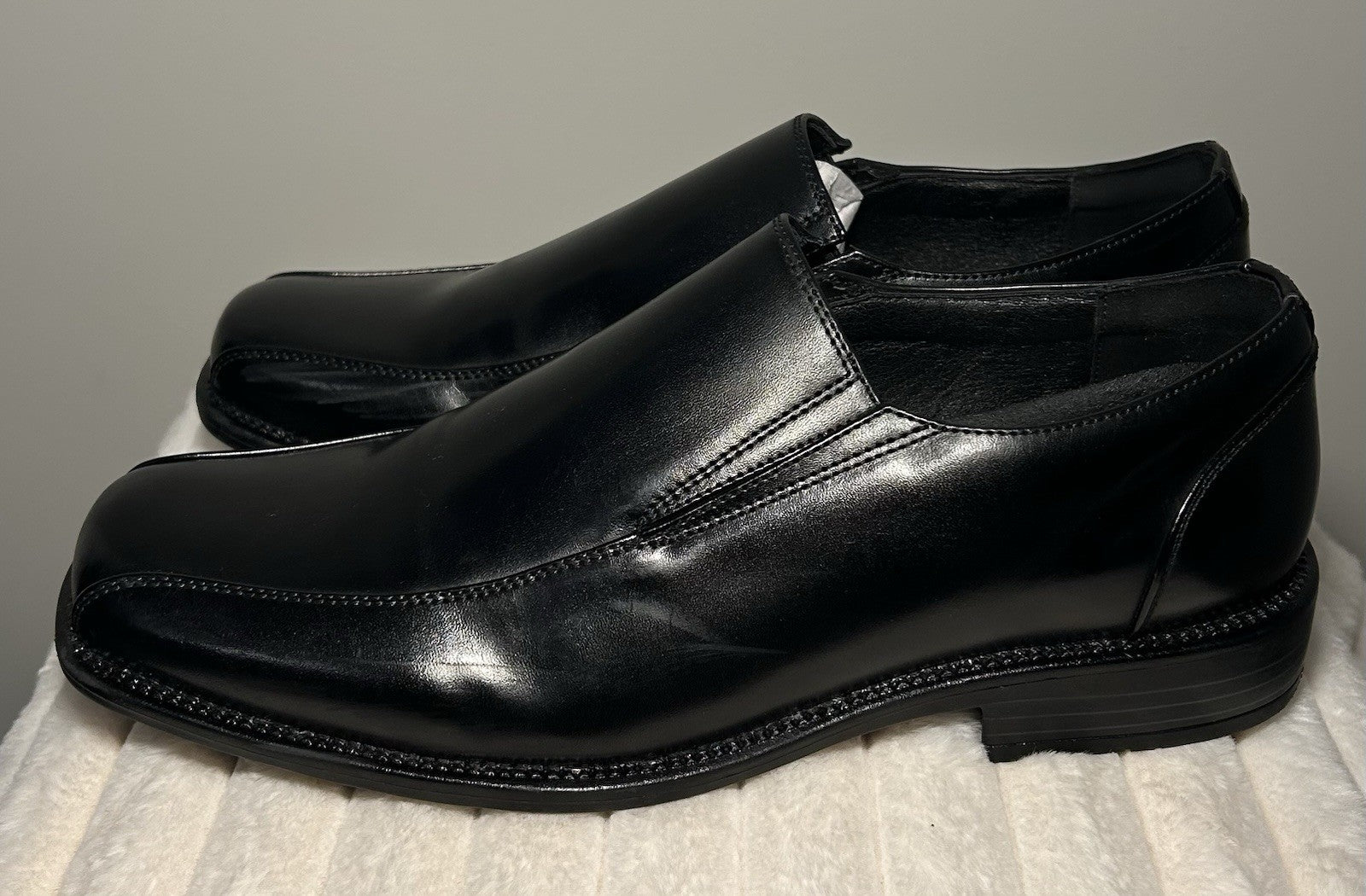 Bruno MARC Men's Classic Square Toe Loafers Oxford Formal Slip On Dress Shoes - Sole Essentials