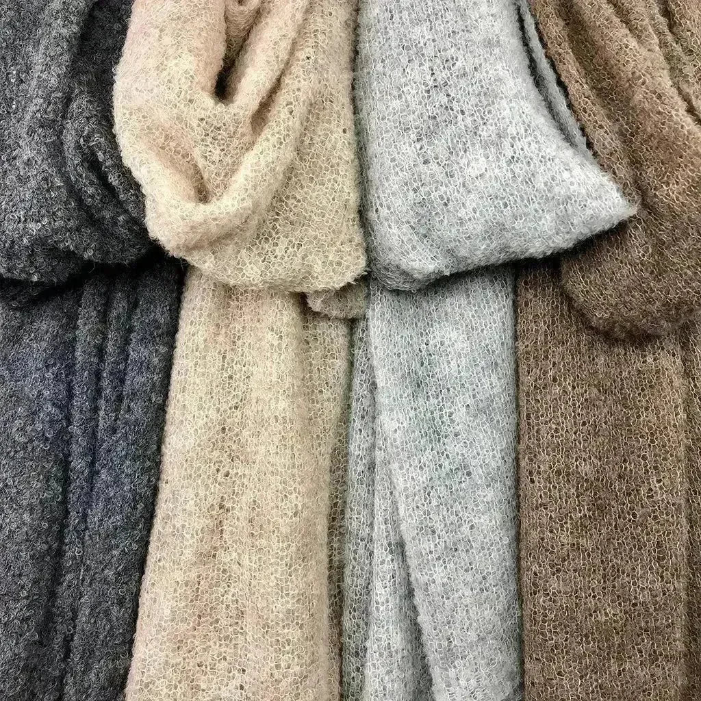 Gray Ultra Plush Alpaca Scarf - Sole Essentials
