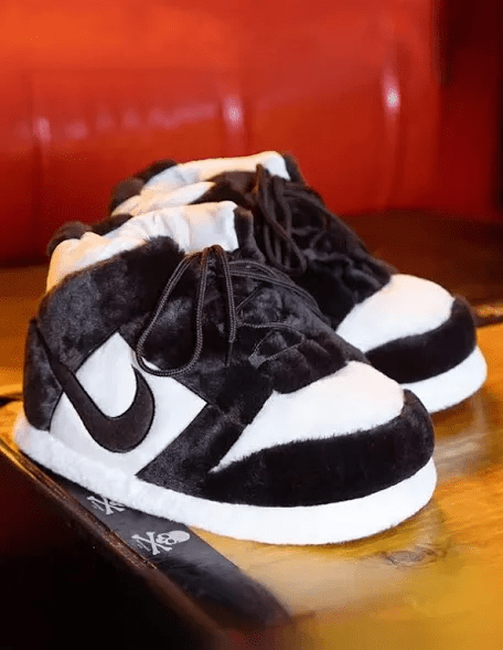 Sneaker Slippers Black and white panda Jordan 1 unisex for adults&kids - Sole Essentials