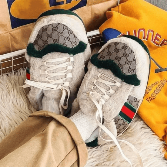 Sneaker Slippers  gucci inspired  unisex for adults&kids - Sole Essentials