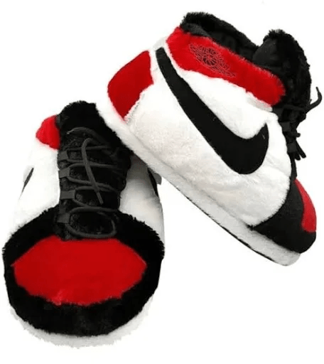 Sneaker Slippers Jordan OG Red 1 unisex for adults&kids - Sole Essentials