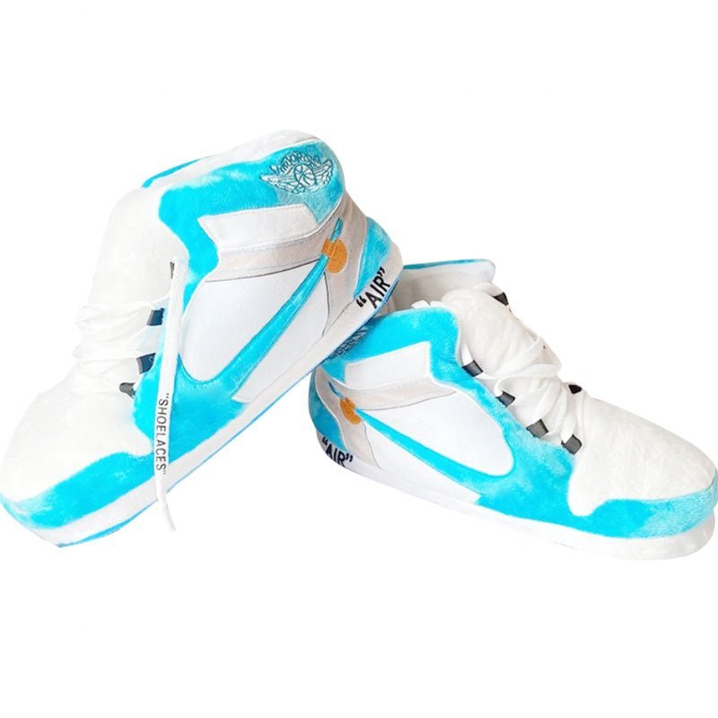 Sneaker Slippers Off-White OG blue  Jordan 1  unisex for adults&kids - Sole Essentials