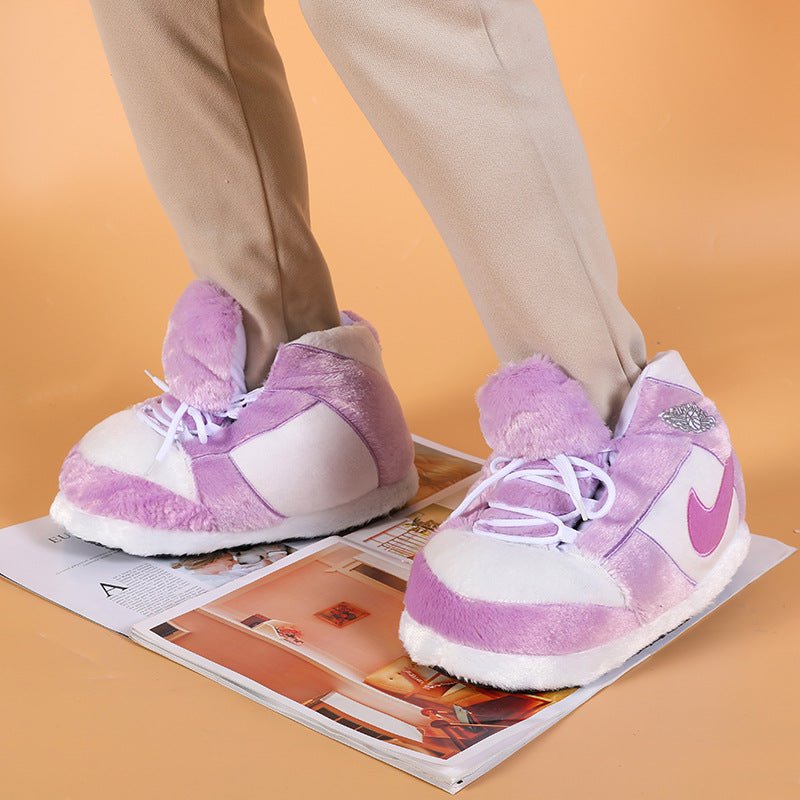 Sneaker Slippers Purple  jordan 1 unisex for adults&kids - Sole Essentials